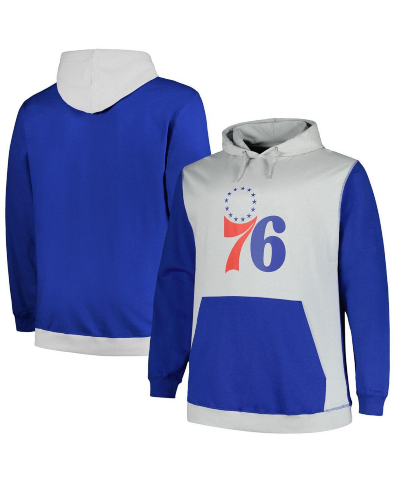 Мужское Худи Fanatics Philadelphia 76ers Primary Arctic Fanatics