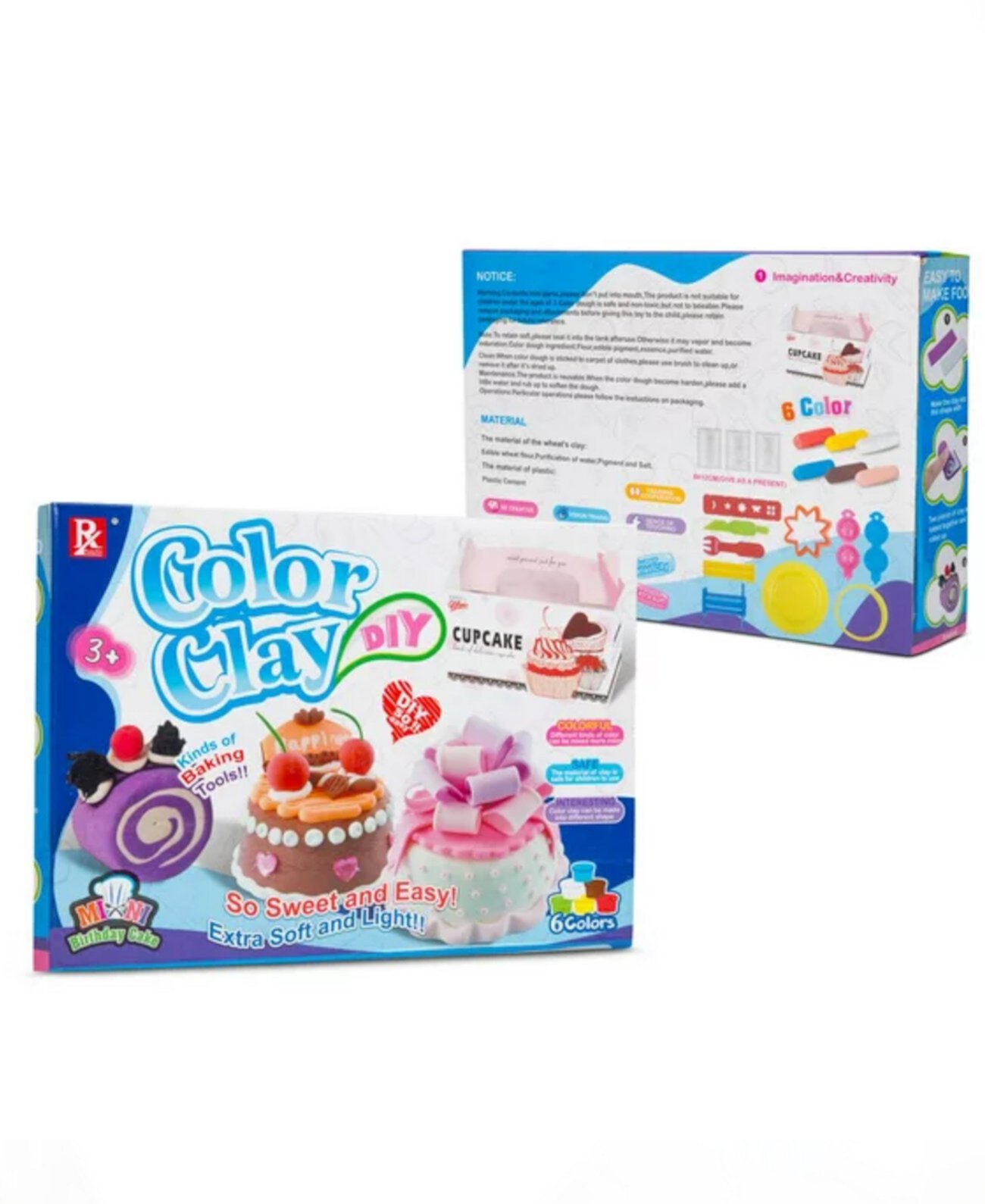 Big Daddy Toys — набор для торта на день рождения из глины своими руками Play Baby