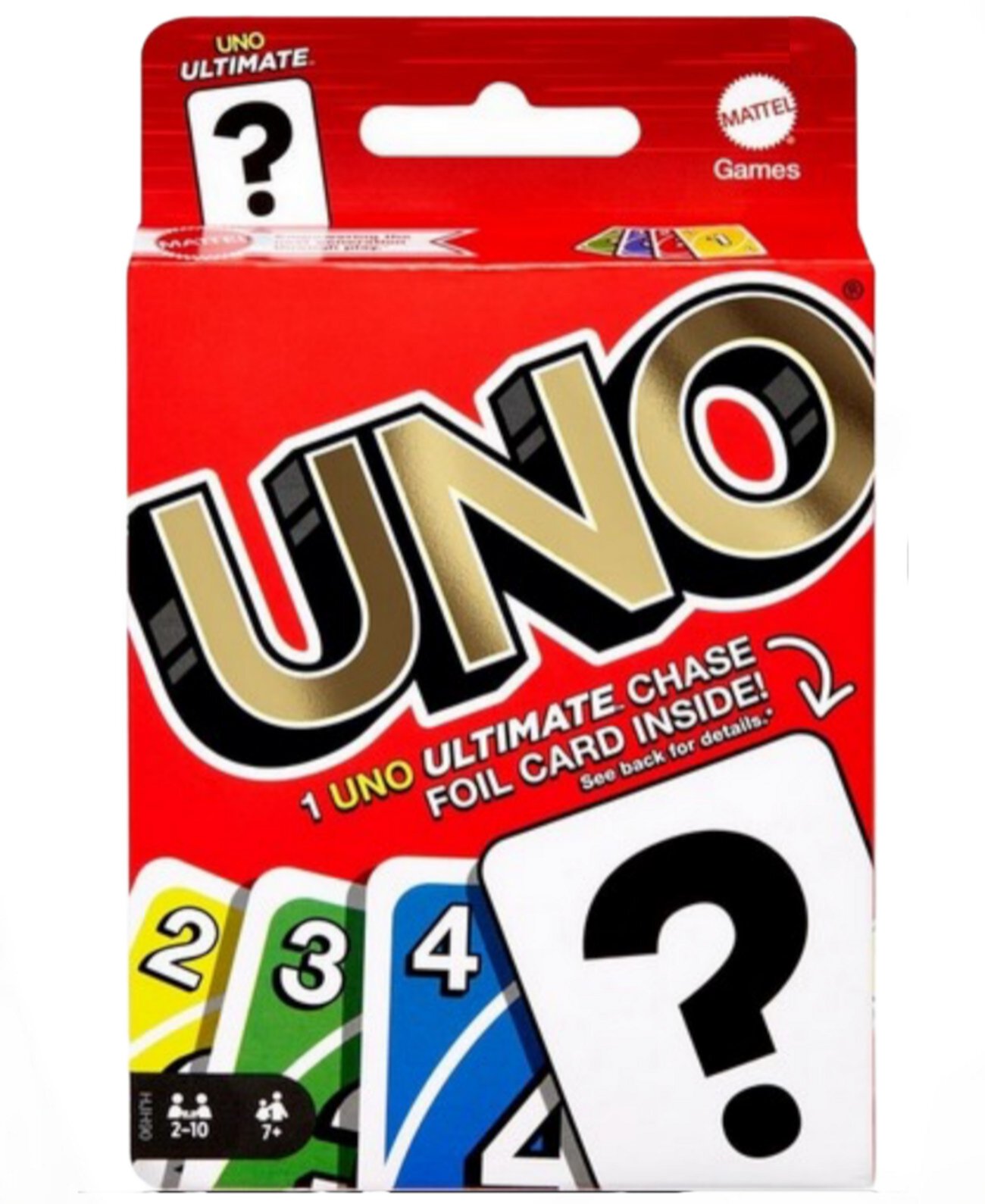 - Семейный игровой вечер Ultimate фольгированных карт UNO Mattel