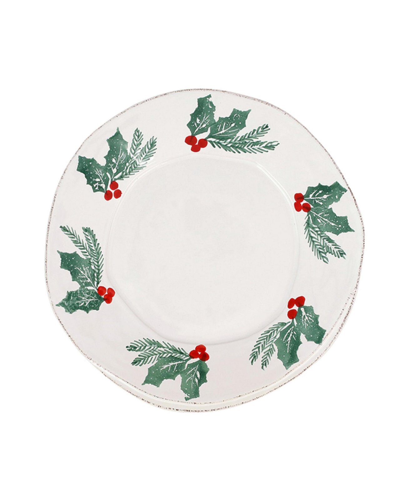 Европейская обеденная тарелка Lastra Evergreen Dinnerware VIETRI