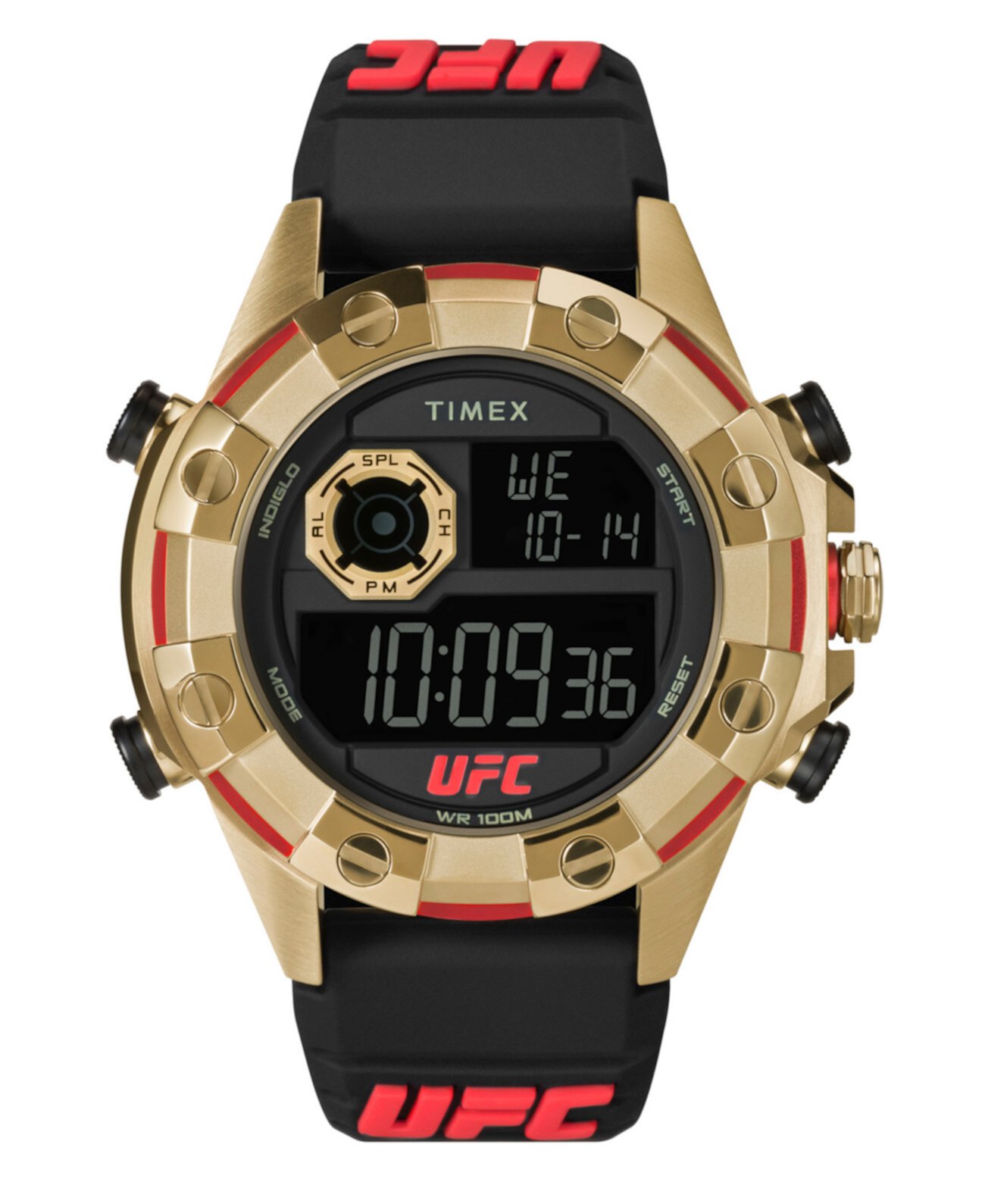 Смарт часы Timex UFC Men's Kick Digital черные из полиуретана, 49мм Timex