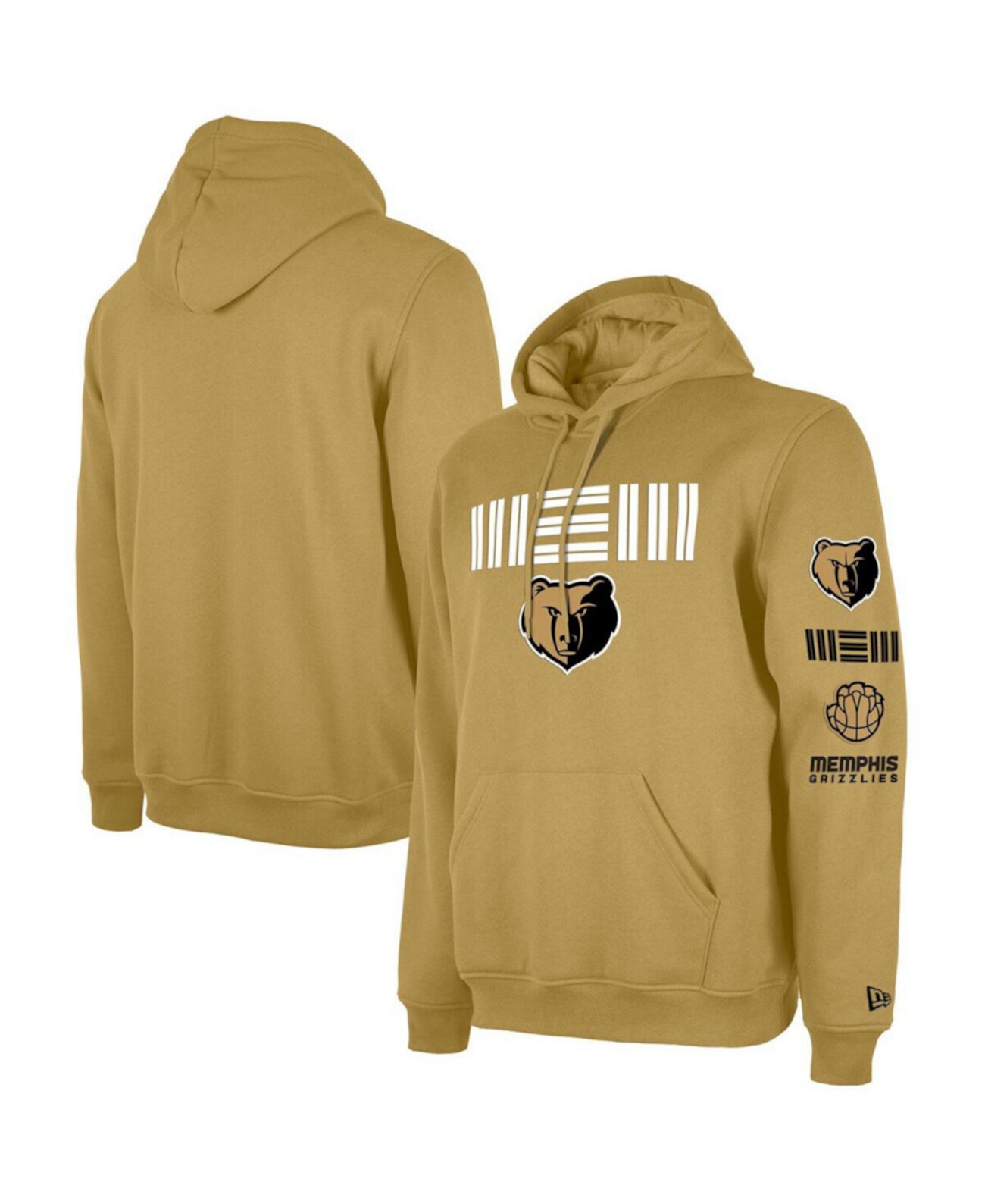 Мужская коричневая толстовка с капюшоном Memphis Grizzlies City Edition 2023/24 City Edition New Era