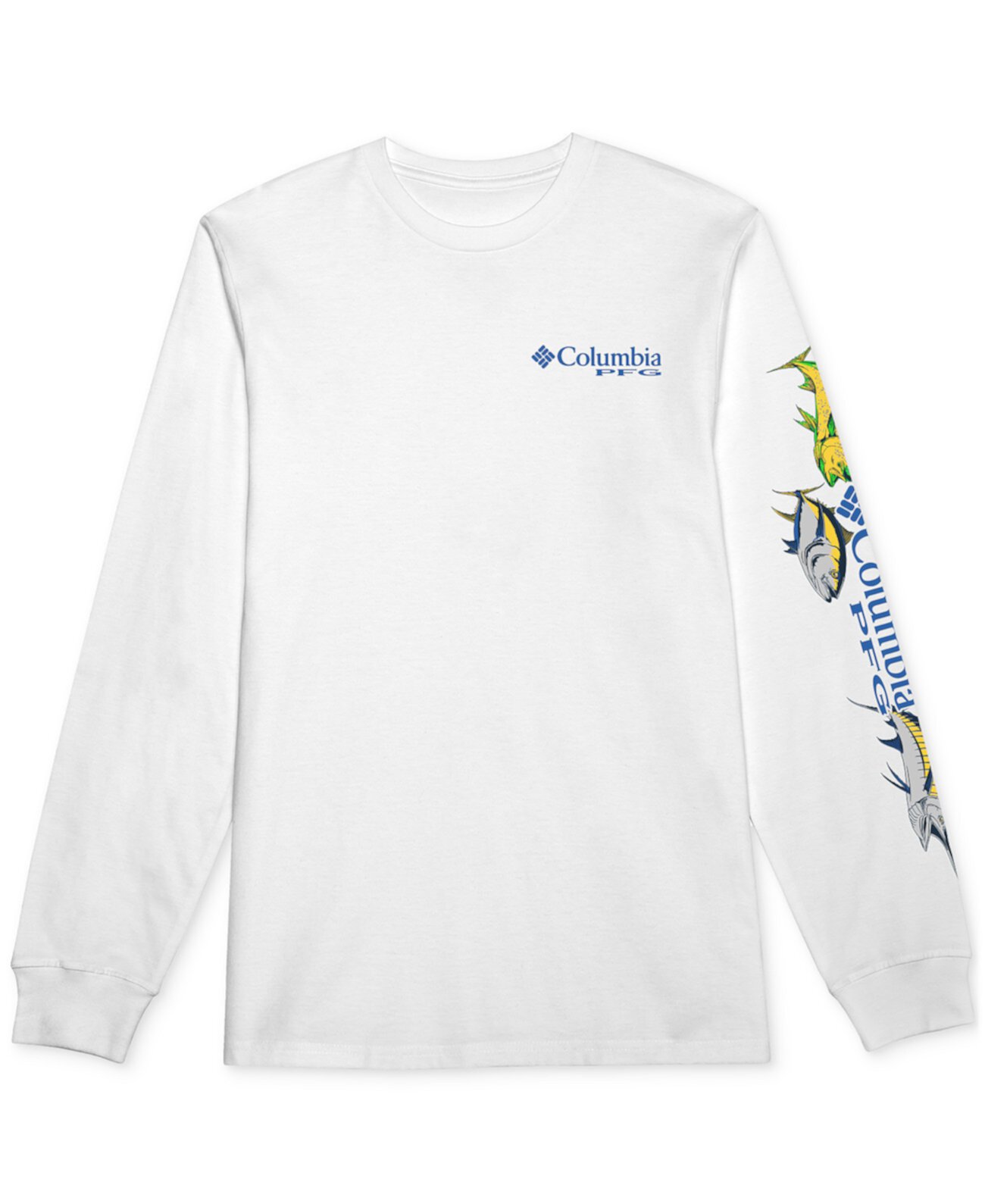 Мужская футболка с длинными рукавами и графикой для рыболовных снастей Riders Columbia