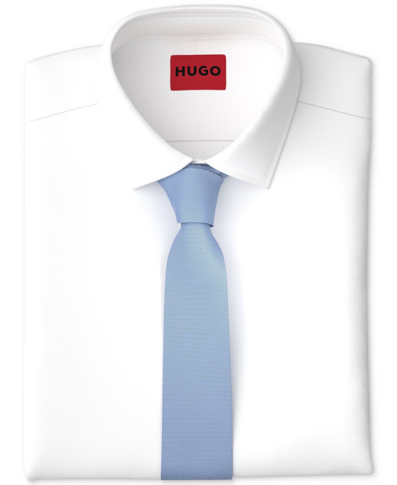 Мужской узкий шелковый галстук HUGO BOSS