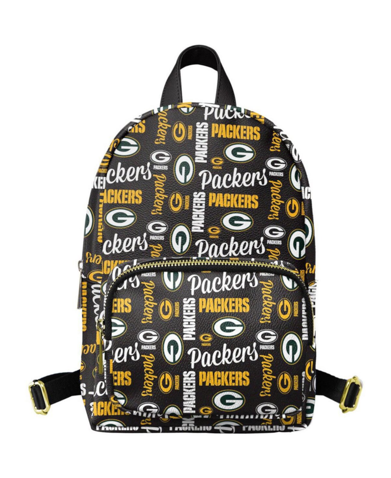 Черный молодежный рюкзак Green Bay Packers Повторный мини-рюкзак Brooklyn FOCO