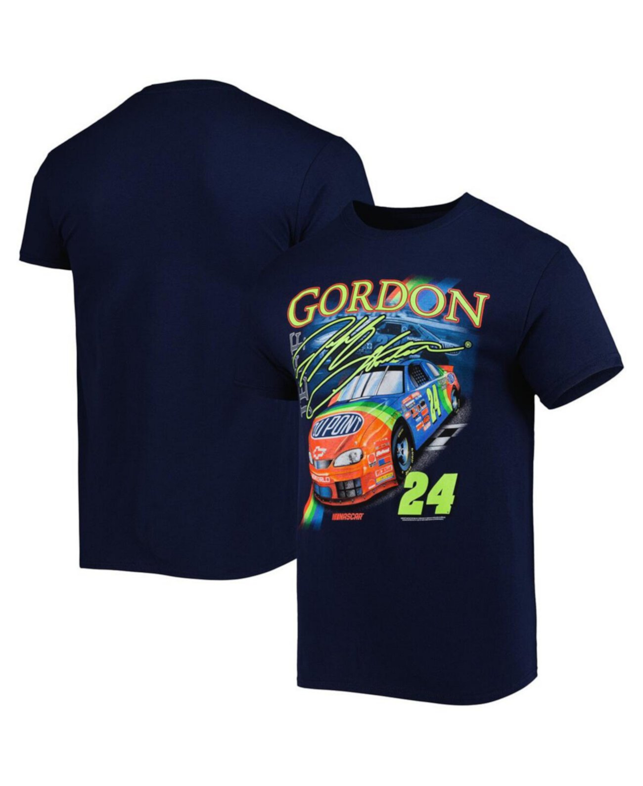 Мужская темно-синяя футболка Jeff Gordon DuPont Hendrick Motorsports Team Collection