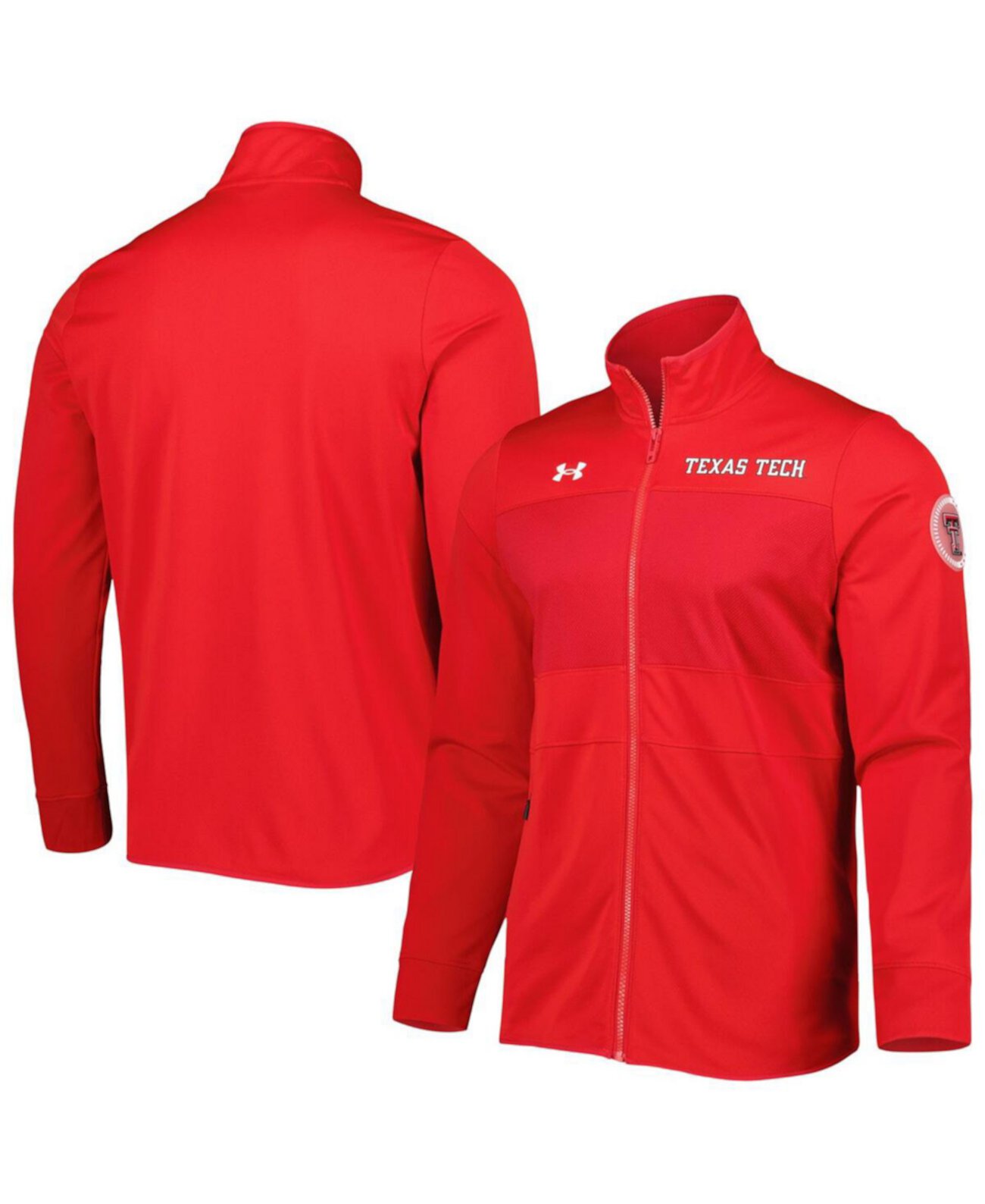 Мужская Толстовка Under Armour Texas Tech Red Raiders Knit Warm-Up с Полной Молнией Under Armour