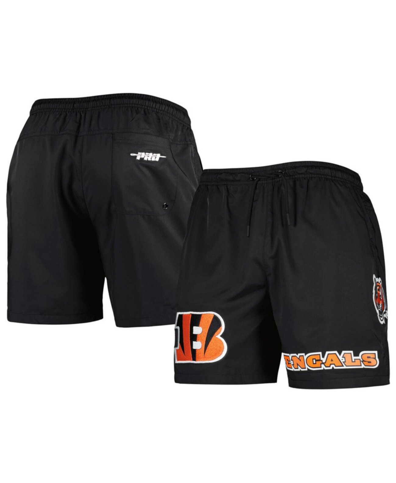 Мужские черные шорты Cincinnati Bengals от Pro Standard с карманами и эластичным поясом Pro Standard