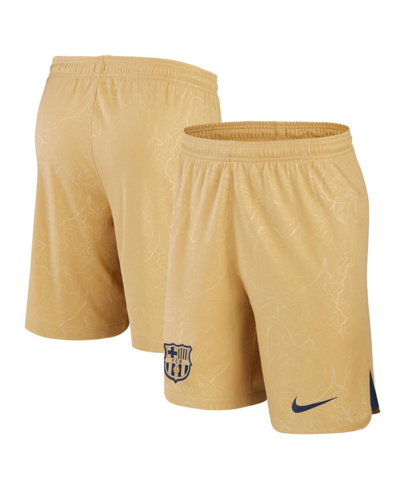 Мужские золотые шорты Nike Barcelona Performance Stadium с технологией Dri-FIT Nike