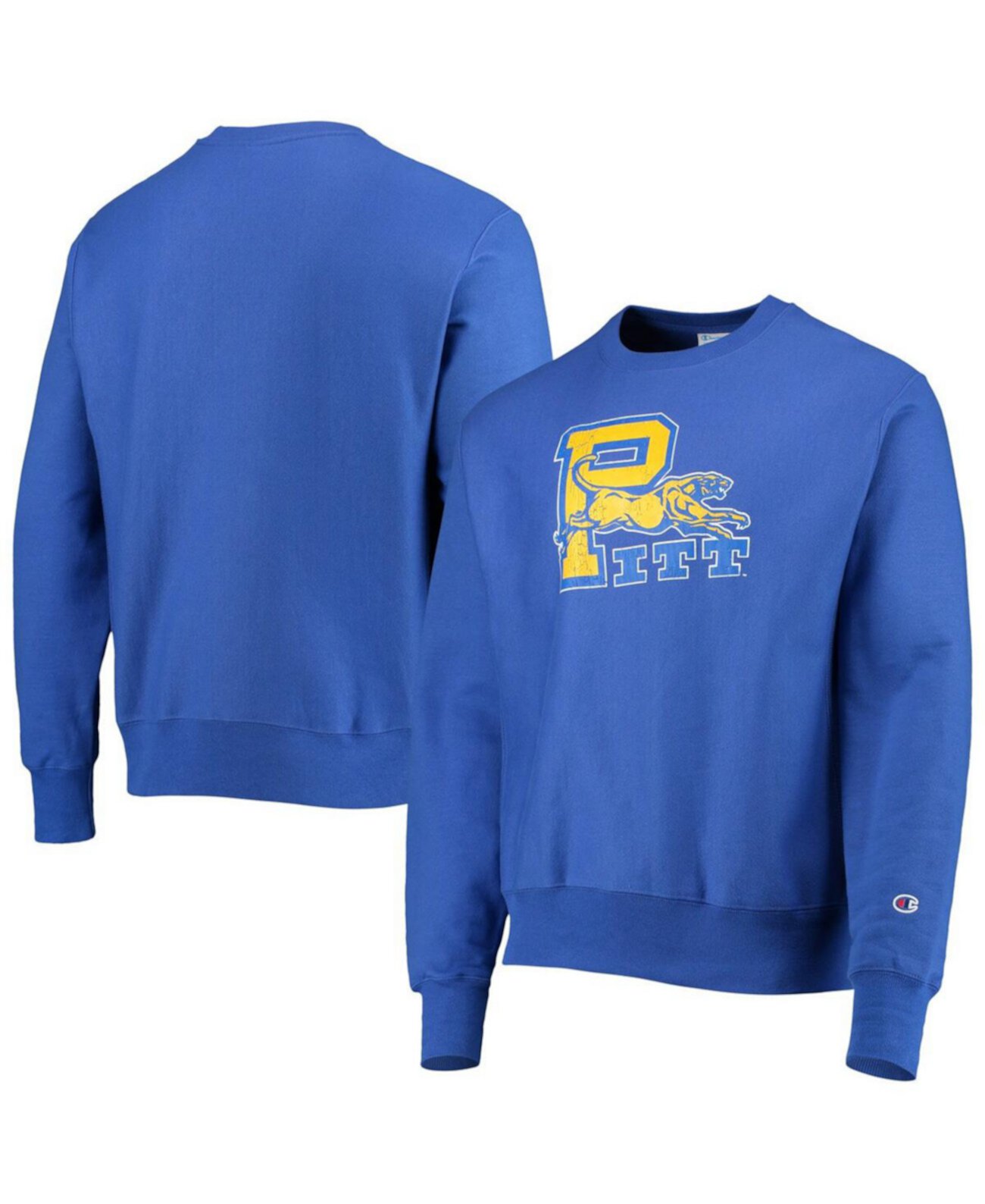 Мужской пуловер обратного плетения с логотипом Royal Pitt Panthers Vault, толстовка Champion