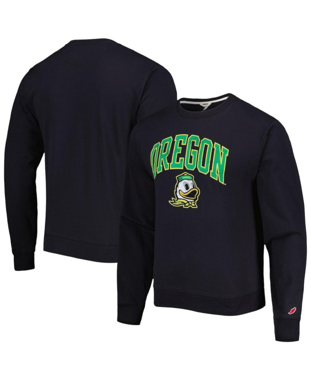 Мужской черный пуловер Oregon Ducks 1965 Arch Essential свитшот League Collegiate Wear