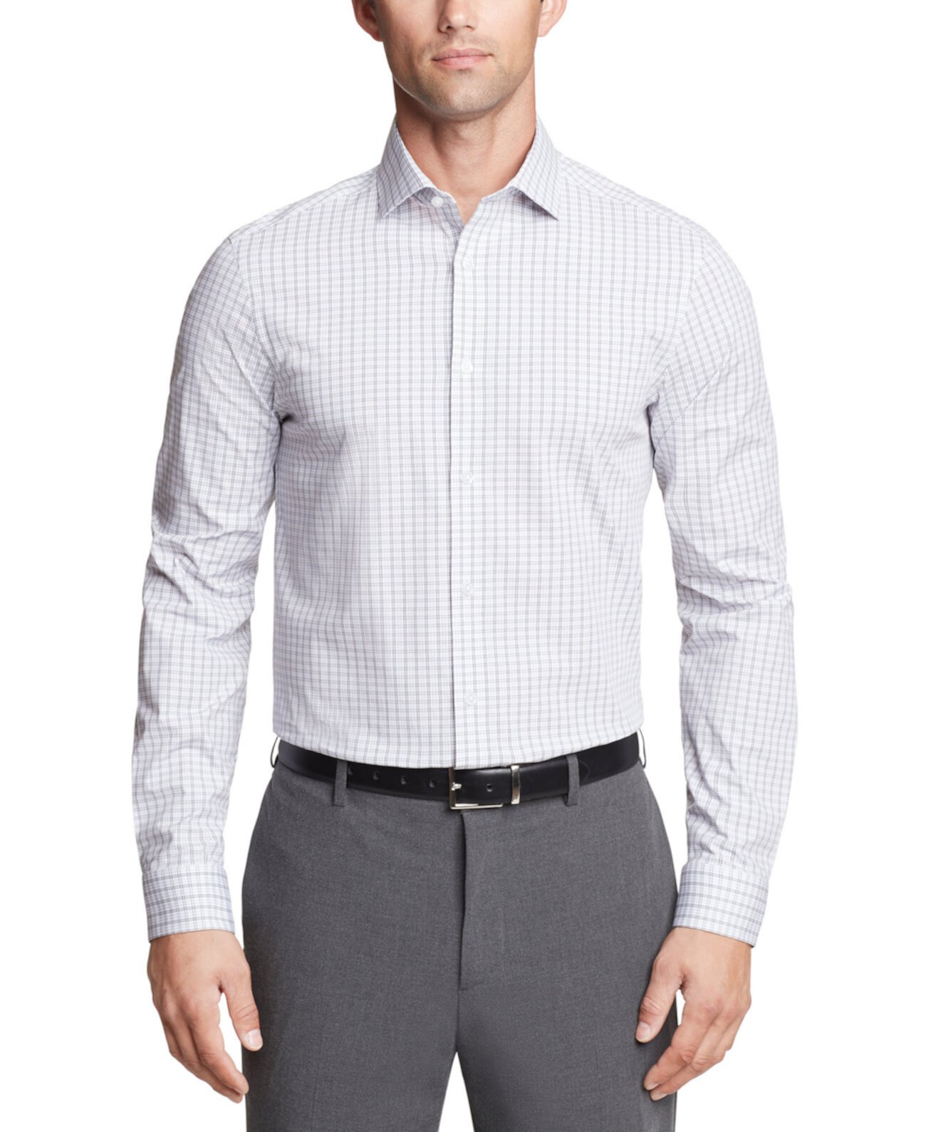 Мужская классическая рубашка-стрейч обычного кроя, устойчивая к морщинам Calvin Klein