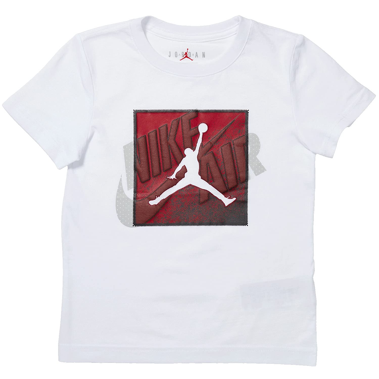 Футболка для малышей Jordan Patch Over с логотипом Jumpman из 100% хлопка Jordan Kids