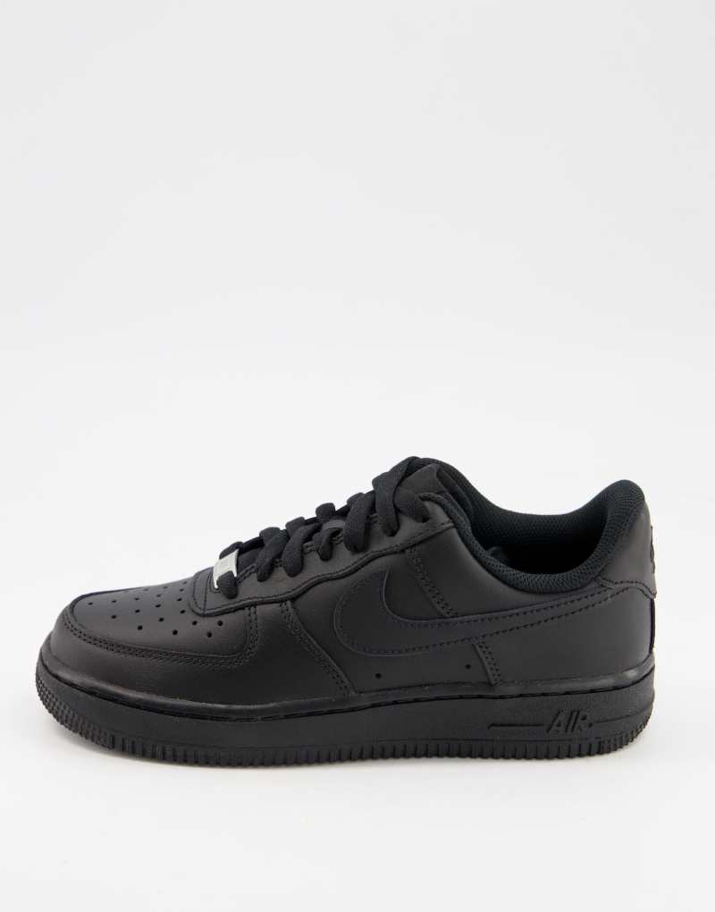  Женские кеды Nike Air Force 1 '07 в темно-черном цвете Nike