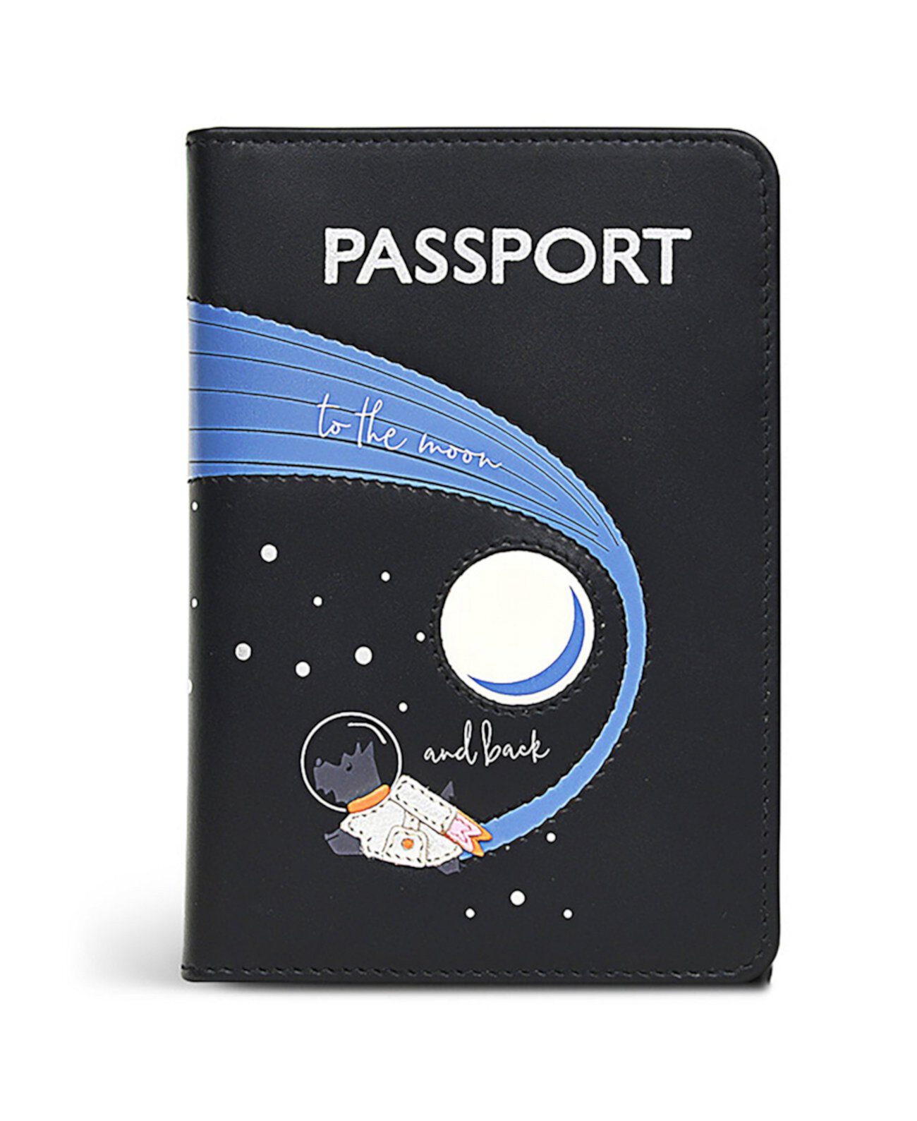 To The Moon and Back Leather Passport Cover Radley London