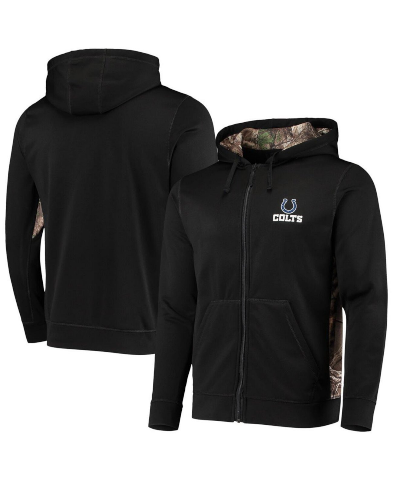 Мужское Худи Dunbrooke Indianapolis Colts Decoy Tech Fleece с Полной Застежкой Dunbrooke