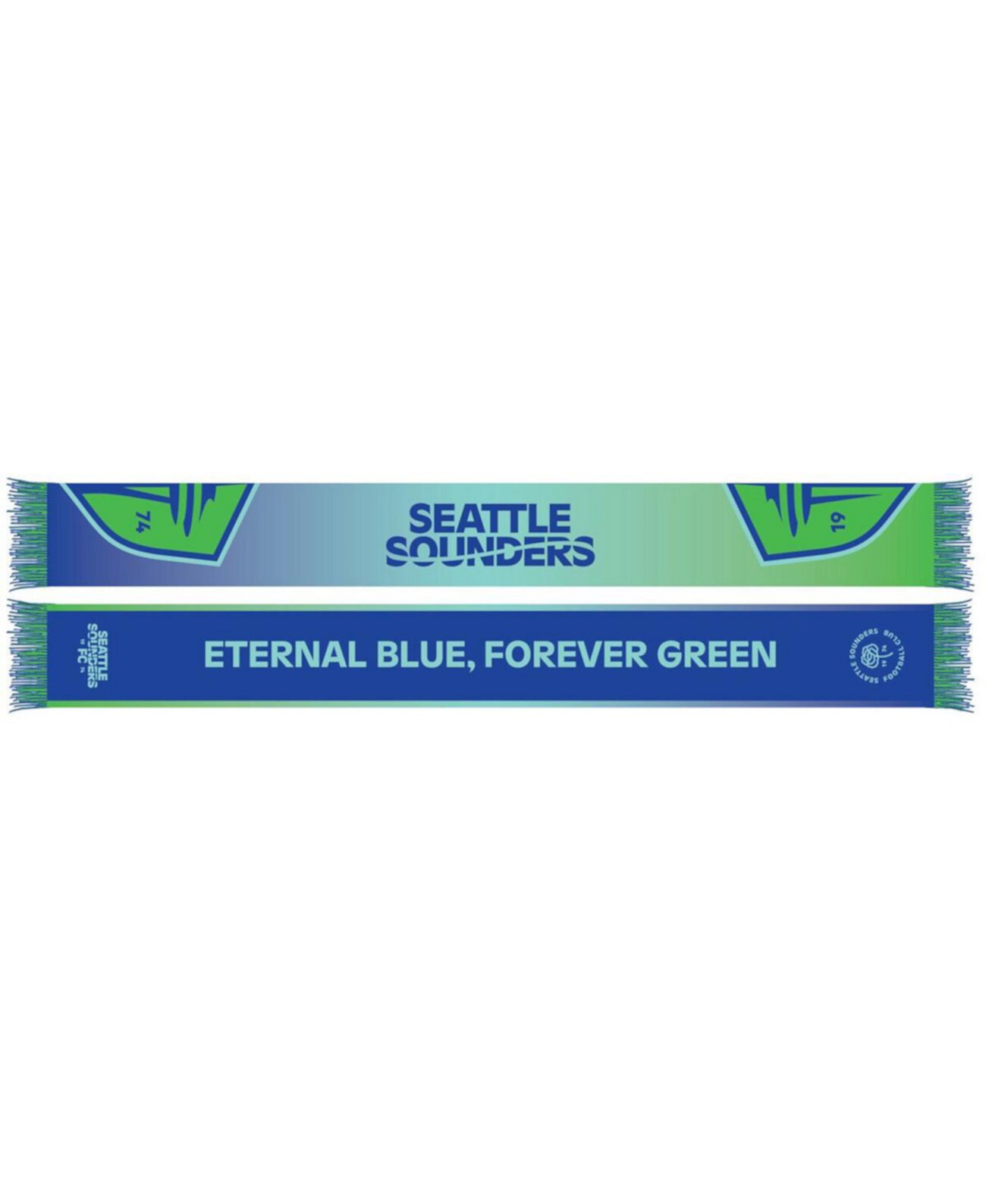 Мужской и женский шарф Seattle Sounders FC Eternal Blue, Forever Green Ruffneck Scarves