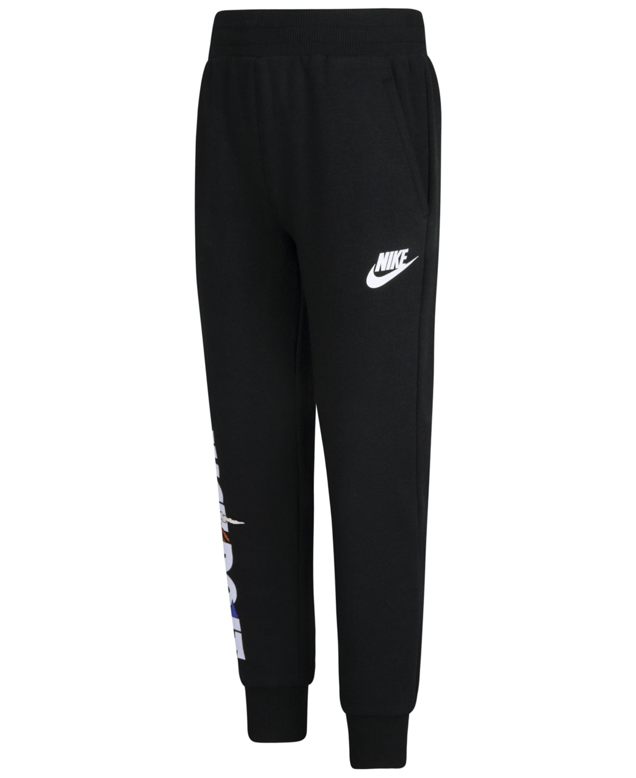 Спортивная одежда для маленьких мальчиков, штаны из флиса с принтом Snow Day Nike