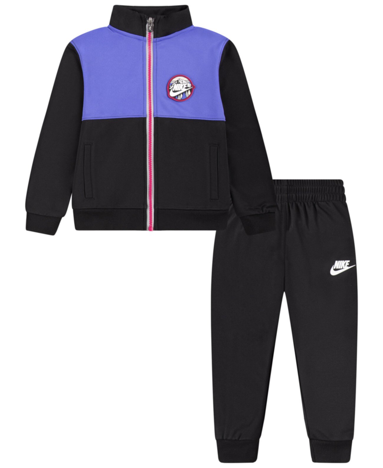 Спортивная одежда для маленьких мальчиков: куртка и штаны с рисунком Snow Day, комплект из 2 предметов Nike