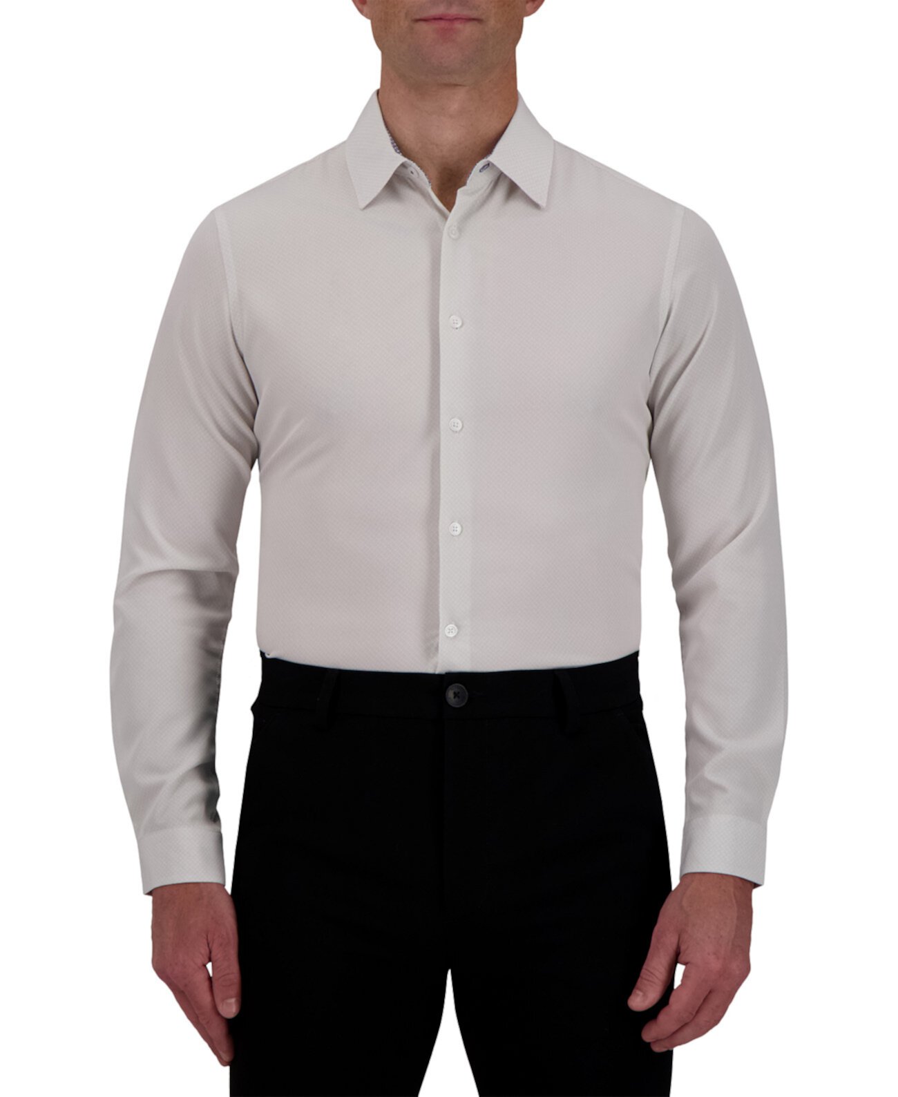 Мужская классическая рубашка приталенного кроя с мотивным принтом C-LAB NYC