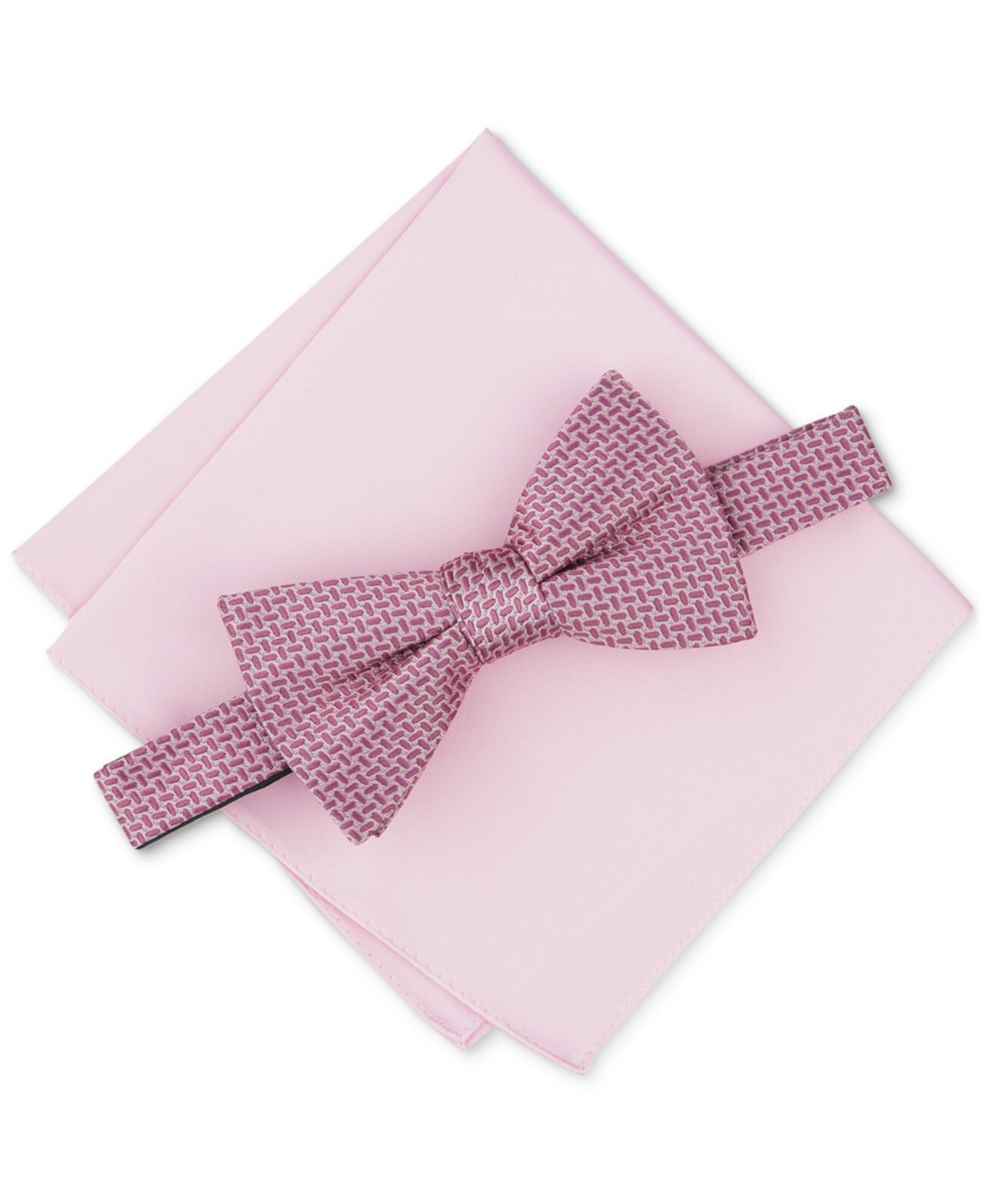 Мужской комплект с галстуком-бабочкой и однотонным нагрудным платком Edson Mini-Geo, созданный для Macy's Alfani