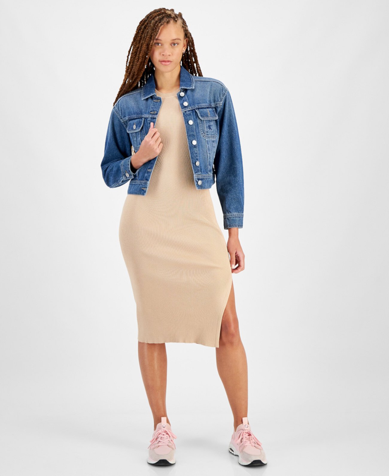 Женская винтажная джинсовая куртка Trucker Calvin Klein