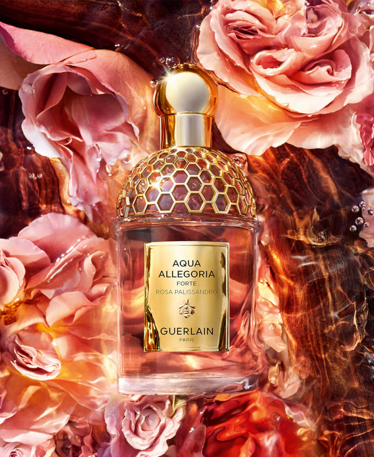 Парфюмерная вода Aqua Allegoria Forte Rosa Palissandro, 75 мл, с нотами палисандра, розы и пачули Guerlain