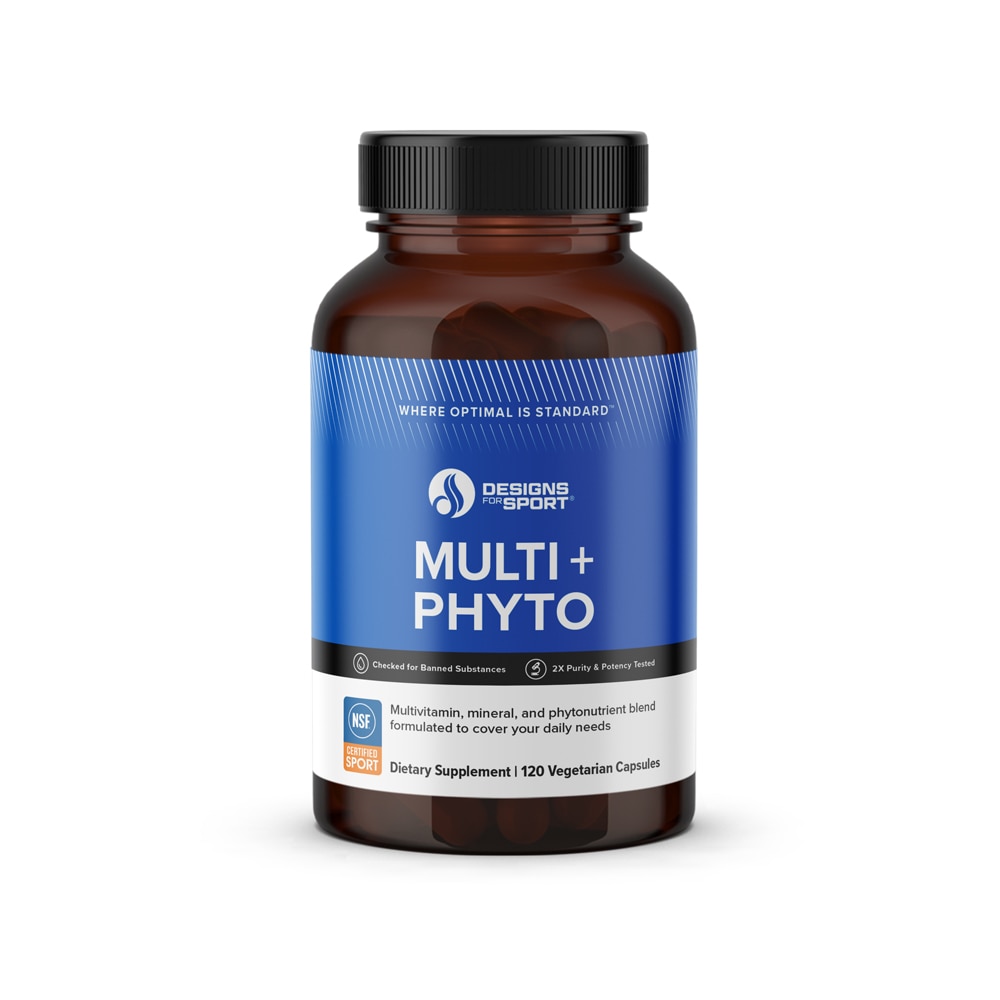 Multi + Phyto — сертифицирован NSF для спорта, 120 вегетарианских капсул Designs for Sport