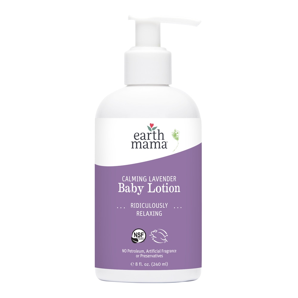 Детские средства по уходу за кожей Earth Mama Baby Lotion Calming Lavender -- 8 fl oz Earth Mama