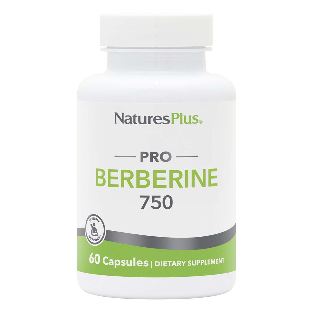 Берберин — 750 мг — 60 капсул NaturesPlus