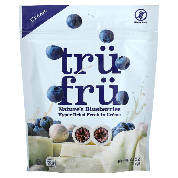 Nature's Blueberries, Créme, 4.2 oz (119 g) Tru Fru