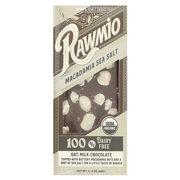 Кора морской соли макадамии, 2,12 унции (60 г) Rawmio