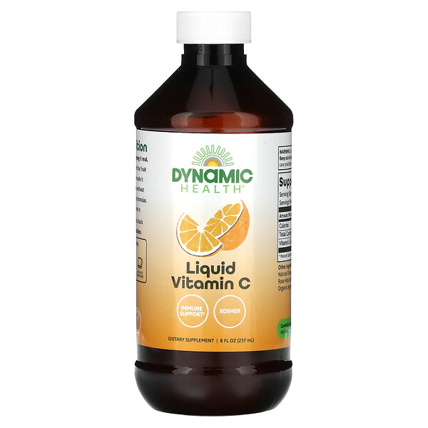 Жидкий витамин С, 8 жидких унций (237 мл) Dynamic Health