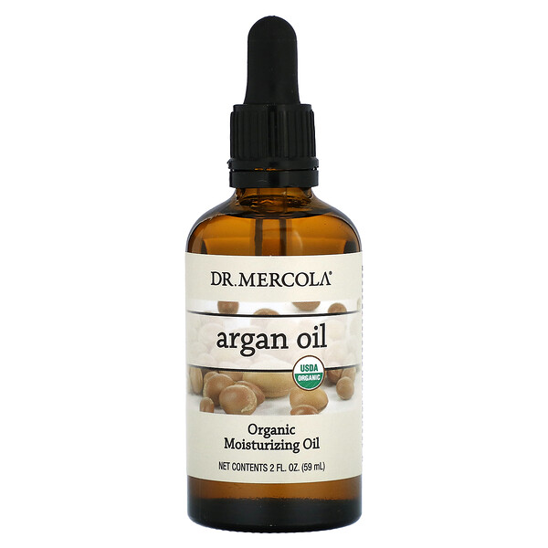 Органическое аргановое масло, 2 жидкие унции (59 мл) Dr. Mercola