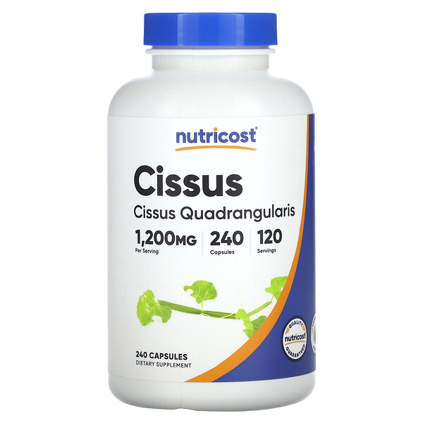 Cissus, 600 mg, 240 Capsules (Капсулы) Nutricost