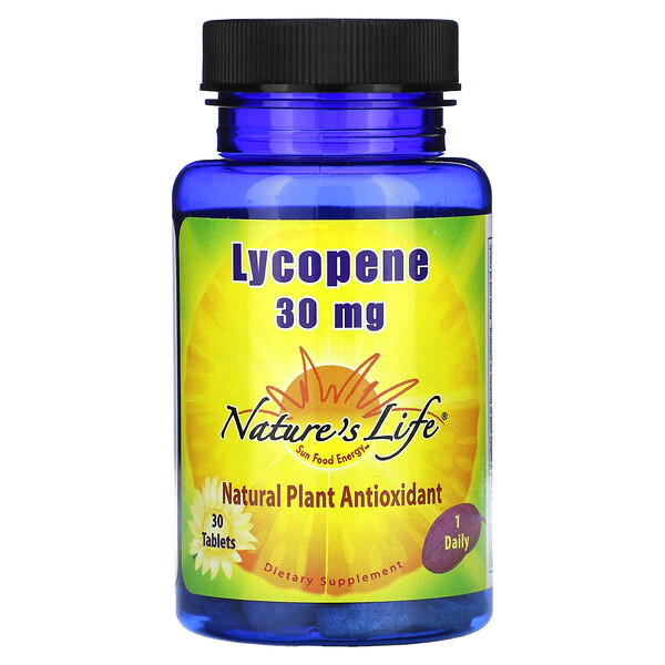 Ликопин, 30 мг, 30 таблеток Nature's Life