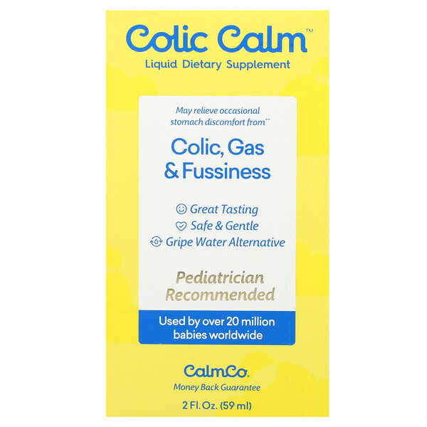 Colic, Gas & Fussiness, For Infants, 2 fl oz (Жидкие унции) (59 ml) Colic Calm