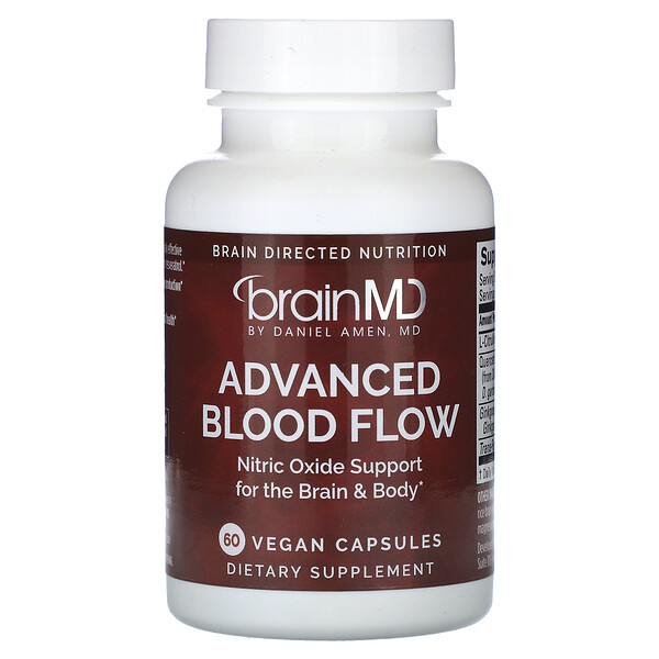 Advanced Blood Flow, 60 Vegan Capsules (Веганские капсулы) BrainMD