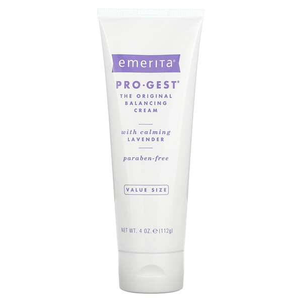 Pro-Gest, The Original Balancing Cream (Крем) with Calming Lavender, 4 oz (Унции) (112 g) Emerita