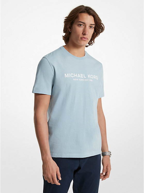Хлопковая футболка с логотипом Michael Kors