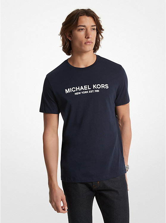 Мужская Футболка Michael Kors Logo Cotton T-Shirt Michael Kors