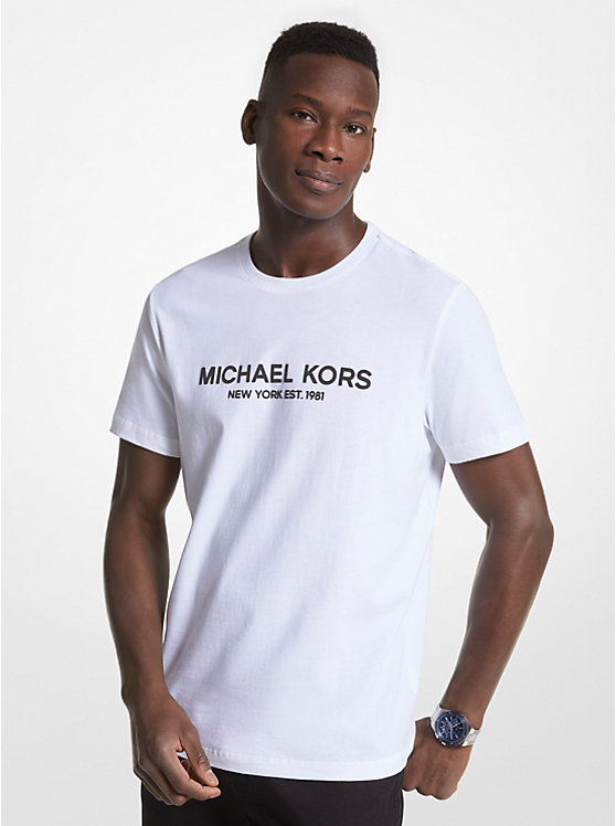 Мужская Футболка Michael Kors Logo Cotton T-Shirt Michael Kors