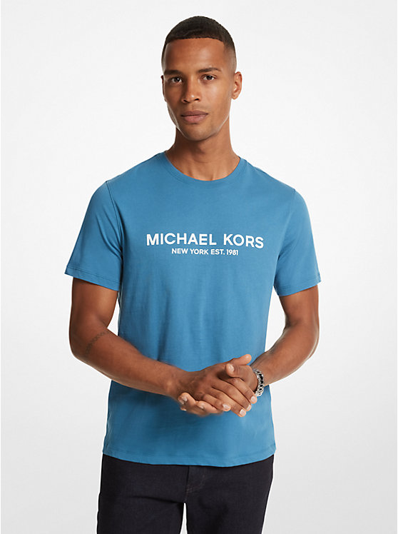 Мужская Футболка Michael Kors Logo Cotton T-Shirt Michael Kors