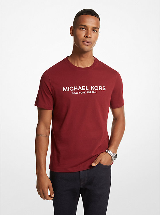 Мужская Футболка Michael Kors Logo Cotton T-Shirt Michael Kors