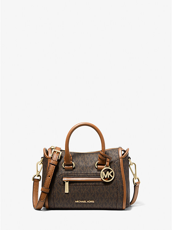 Очень маленькая сумка-портфель с логотипом Carine Michael Kors