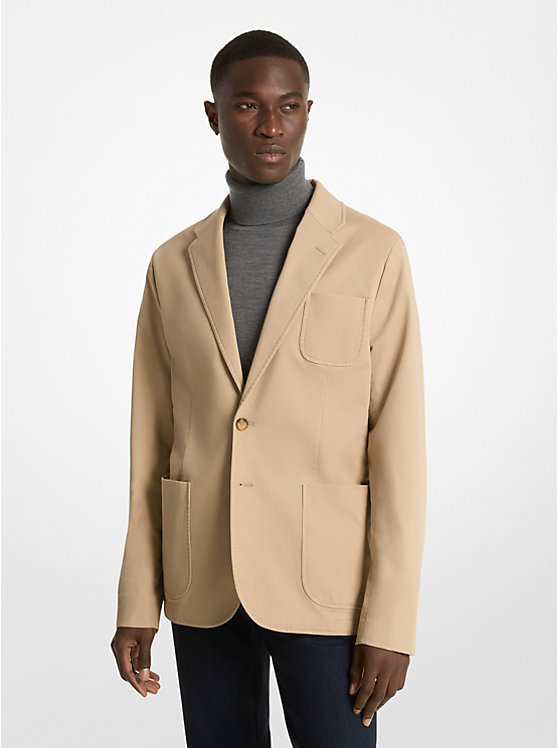 Мужской Блейзер Michael Kors Stretch Cotton Twill Michael Kors Mens