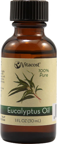 Essential Oils 100% Pure Eucalyptus -- 1 fl oz (30 mL) Vitacost