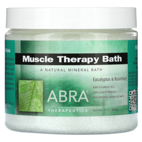 Ванна для мышечной терапии, эвкалипт и розмарин, 17 унций (482 г) Abra Therapeutics