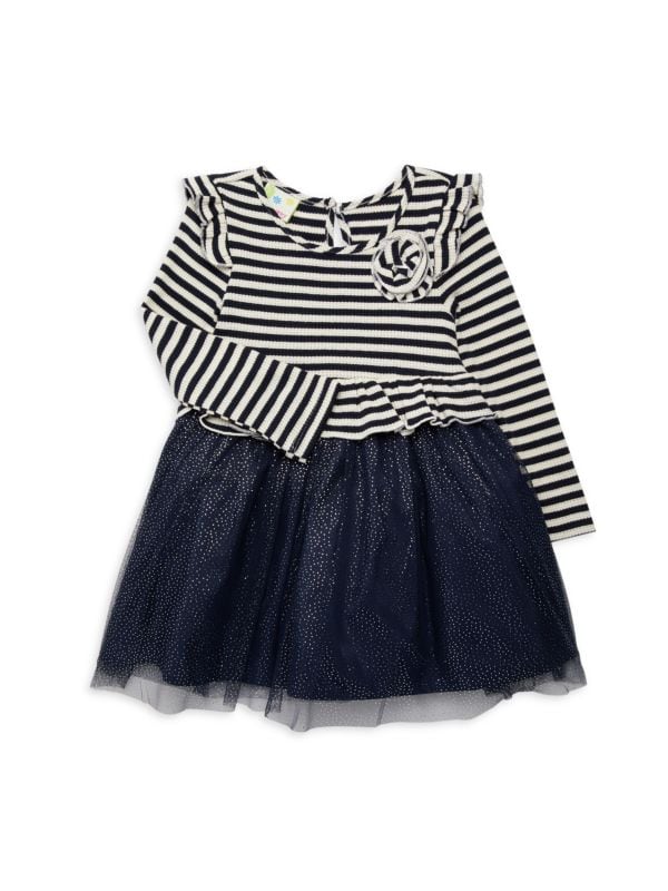 Little Girl’s Tutu Striped Sweater Dress Samara