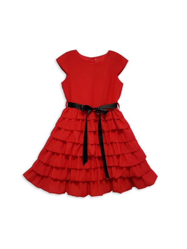 Платье трапециевидной формы Audrey для маленьких девочек и девочек Joe-Ella